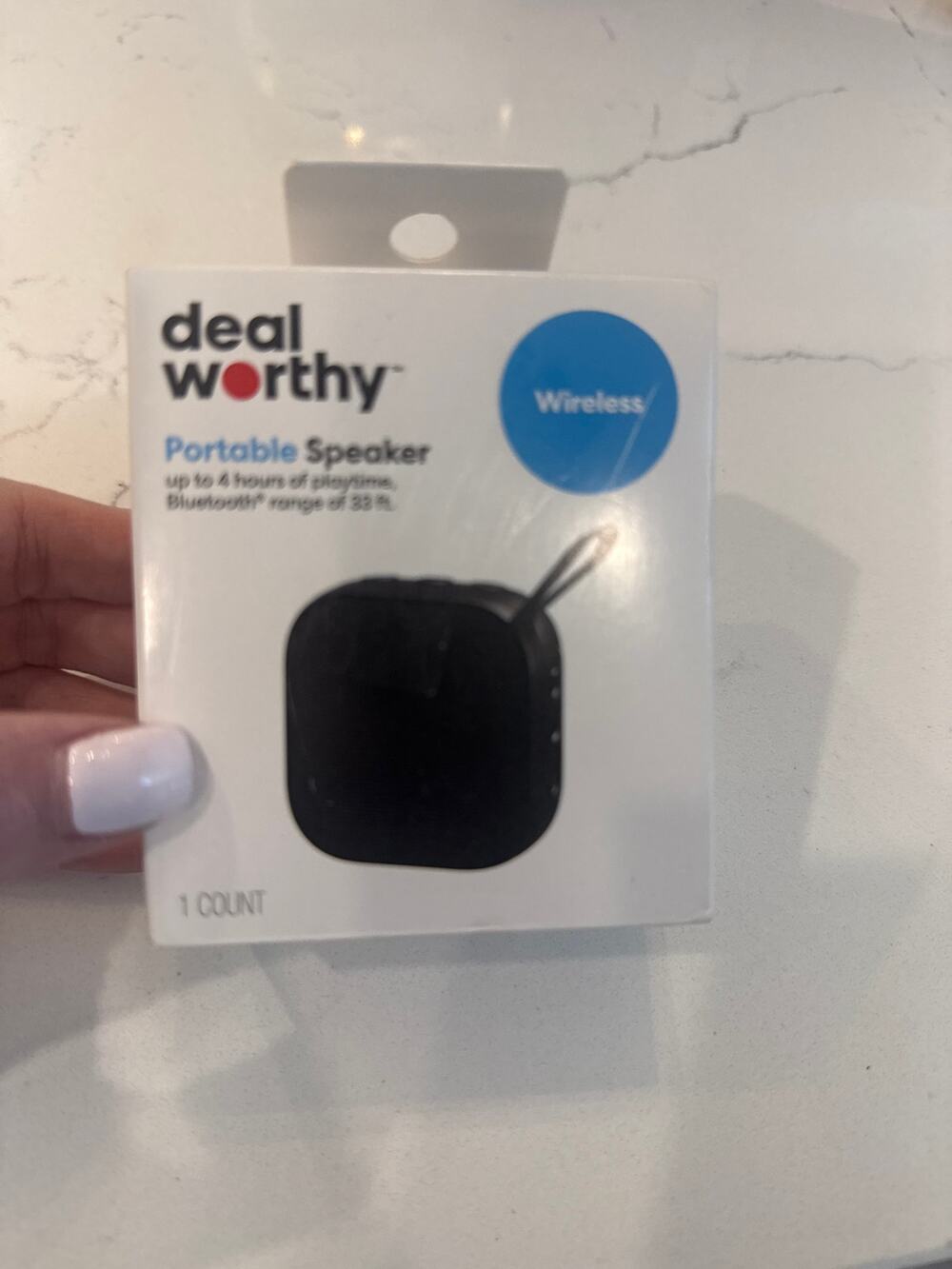 Deal worthy portable speaker/wireless